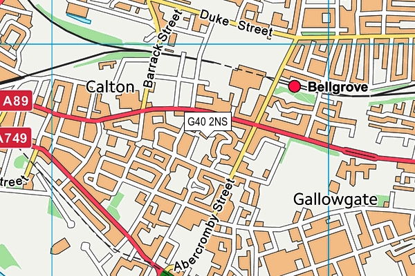 G40 2NS map - OS VectorMap District (Ordnance Survey) G40 2NS map - OS VectorMap District (Ordnance Survey)