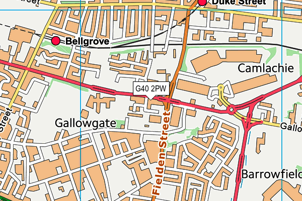 G40 2PW map - OS VectorMap District (Ordnance Survey) G40 2PW map - OS VectorMap District (Ordnance Survey)