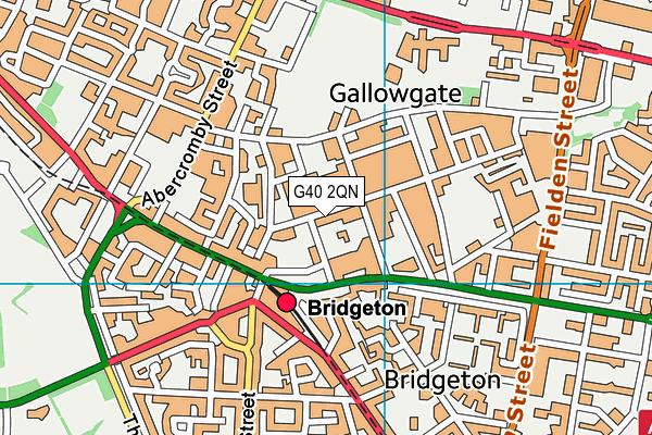 G40 2QN map - OS VectorMap District (Ordnance Survey) G40 2QN map - OS VectorMap District (Ordnance Survey)