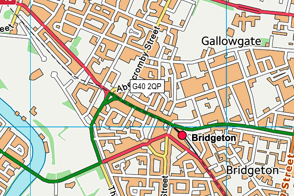 G40 2QP map - OS VectorMap District (Ordnance Survey) G40 2QP map - OS VectorMap District (Ordnance Survey)
