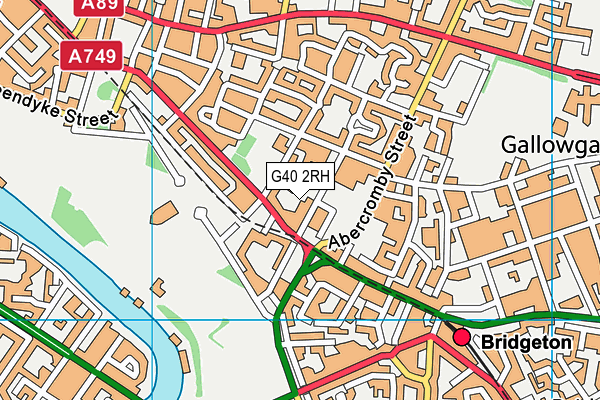 G40 2RH map - OS VectorMap District (Ordnance Survey) G40 2RH map - OS VectorMap District (Ordnance Survey)