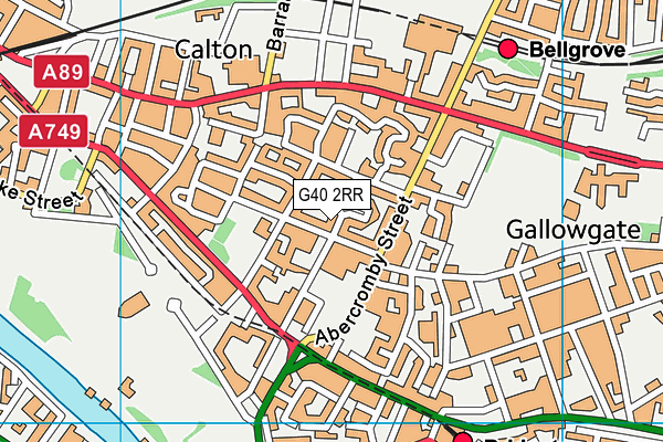 G40 2RR map - OS VectorMap District (Ordnance Survey) G40 2RR map - OS VectorMap District (Ordnance Survey)