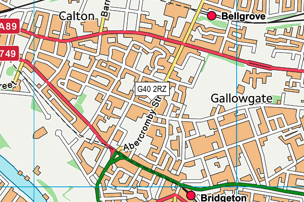 G40 2RZ map - OS VectorMap District (Ordnance Survey) G40 2RZ map - OS VectorMap District (Ordnance Survey)