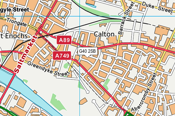 G40 2SB map - OS VectorMap District (Ordnance Survey) G40 2SB map - OS VectorMap District (Ordnance Survey)