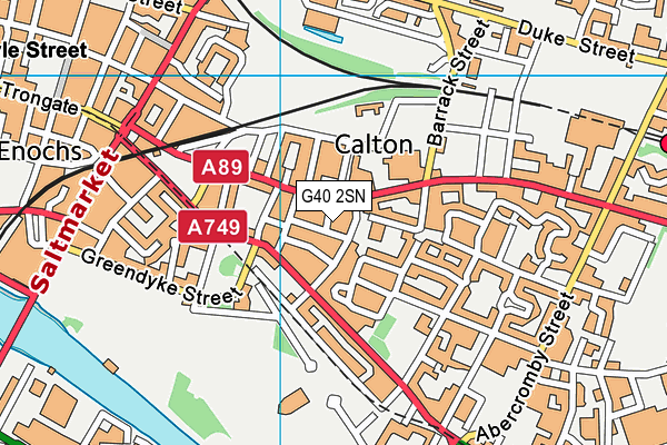 G40 2SN map - OS VectorMap District (Ordnance Survey) G40 2SN map - OS VectorMap District (Ordnance Survey)