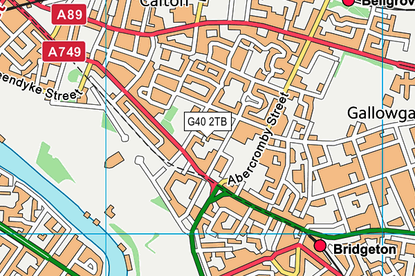 G40 2TB map - OS VectorMap District (Ordnance Survey)