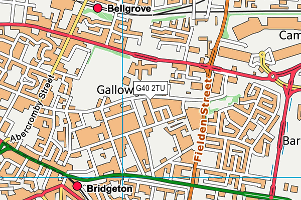 G40 2TU map - OS VectorMap District (Ordnance Survey) G40 2TU map - OS VectorMap District (Ordnance Survey)