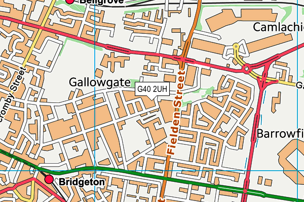 G40 2UH map - OS VectorMap District (Ordnance Survey) G40 2UH map - OS VectorMap District (Ordnance Survey)
