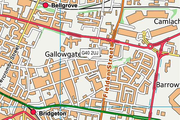 G40 2UJ map - OS VectorMap District (Ordnance Survey) G40 2UJ map - OS VectorMap District (Ordnance Survey)