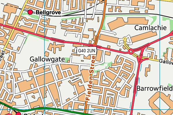G40 2UN map - OS VectorMap District (Ordnance Survey) G40 2UN map - OS VectorMap District (Ordnance Survey)