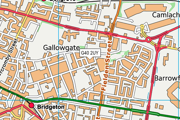 G40 2UY map - OS VectorMap District (Ordnance Survey) G40 2UY map - OS VectorMap District (Ordnance Survey)