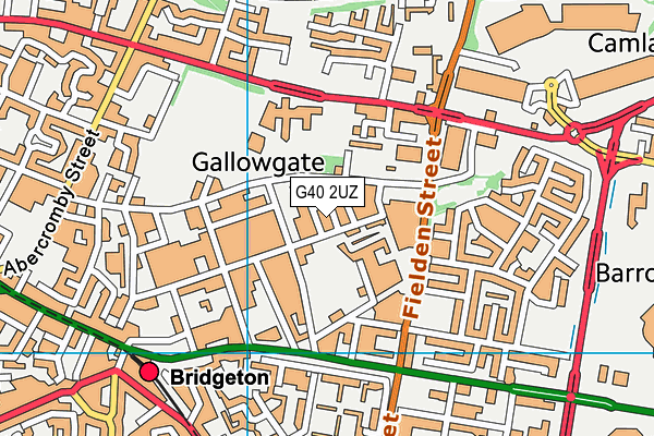 G40 2UZ map - OS VectorMap District (Ordnance Survey) G40 2UZ map - OS VectorMap District (Ordnance Survey)