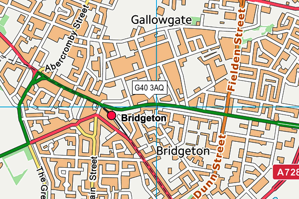 G40 3AQ map - OS VectorMap District (Ordnance Survey) G40 3AQ map - OS VectorMap District (Ordnance Survey)