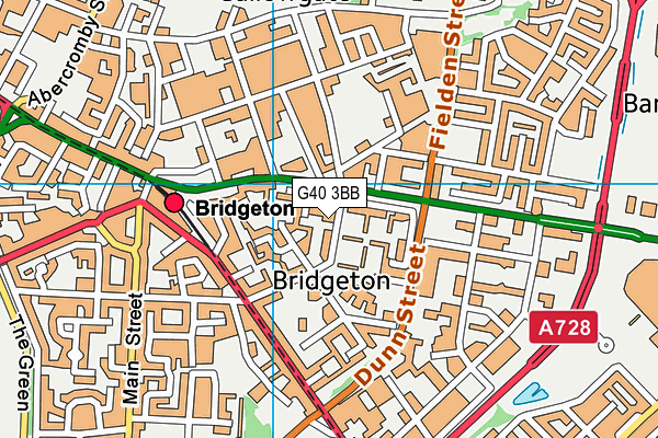 G40 3BB map - OS VectorMap District (Ordnance Survey) G40 3BB map - OS VectorMap District (Ordnance Survey)