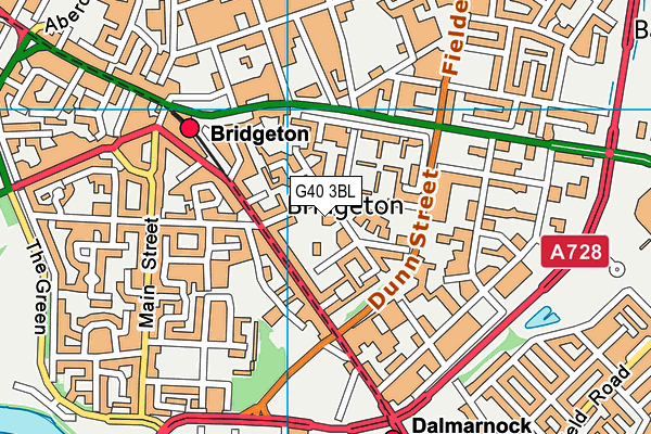 G40 3BL map - OS VectorMap District (Ordnance Survey) G40 3BL map - OS VectorMap District (Ordnance Survey)