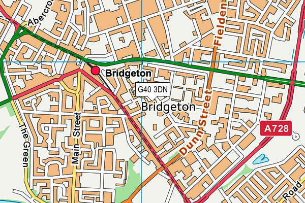 G40 3DN map - OS VectorMap District (Ordnance Survey) G40 3DN map - OS VectorMap District (Ordnance Survey)