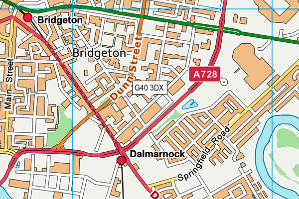 G40 3DX map - OS VectorMap District (Ordnance Survey) G40 3DX map - OS VectorMap District (Ordnance Survey)
