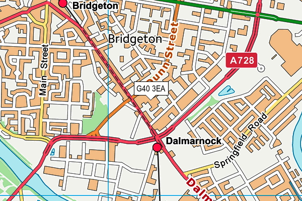 G40 3EA map - OS VectorMap District (Ordnance Survey) G40 3EA map - OS VectorMap District (Ordnance Survey)