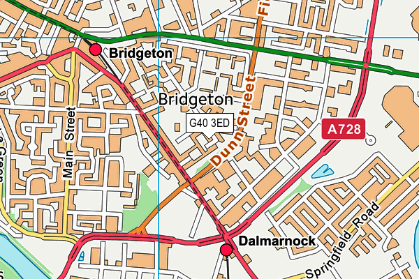 G40 3ED map - OS VectorMap District (Ordnance Survey) G40 3ED map - OS VectorMap District (Ordnance Survey)