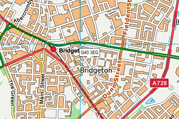 G40 3EG map - OS VectorMap District (Ordnance Survey) G40 3EG map - OS VectorMap District (Ordnance Survey)