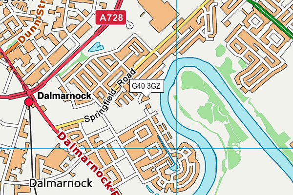G40 3GZ map - OS VectorMap District (Ordnance Survey) G40 3GZ map - OS VectorMap District (Ordnance Survey)