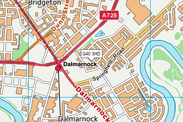 G40 3HD map - OS VectorMap District (Ordnance Survey) G40 3HD map - OS VectorMap District (Ordnance Survey)