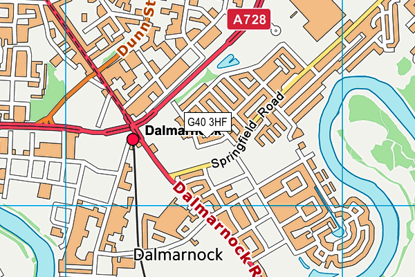 G40 3HF map - OS VectorMap District (Ordnance Survey) G40 3HF map - OS VectorMap District (Ordnance Survey)