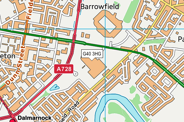 G40 3HG map - OS VectorMap District (Ordnance Survey) G40 3HG map - OS VectorMap District (Ordnance Survey)