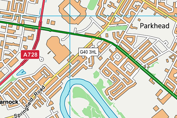 G40 3HL map - OS VectorMap District (Ordnance Survey) G40 3HL map - OS VectorMap District (Ordnance Survey)
