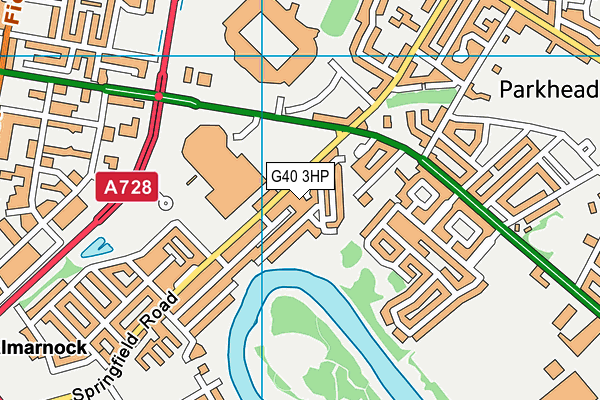 G40 3HP map - OS VectorMap District (Ordnance Survey) G40 3HP map - OS VectorMap District (Ordnance Survey)