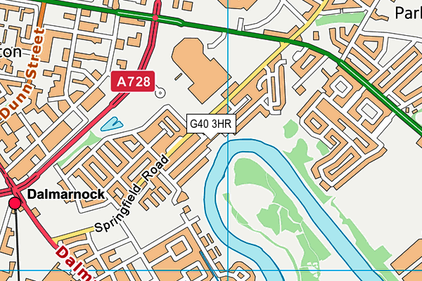 G40 3HR map - OS VectorMap District (Ordnance Survey) G40 3HR map - OS VectorMap District (Ordnance Survey)