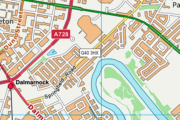 G40 3HX map - OS VectorMap District (Ordnance Survey) G40 3HX map - OS VectorMap District (Ordnance Survey)