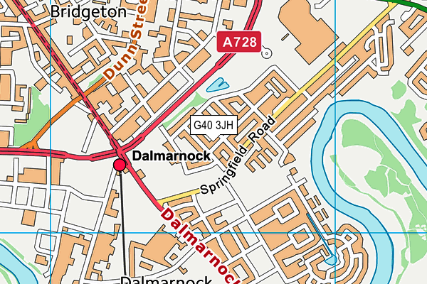 G40 3JH map - OS VectorMap District (Ordnance Survey) G40 3JH map - OS VectorMap District (Ordnance Survey)