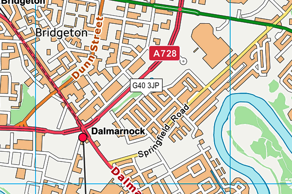 G40 3JP map - OS VectorMap District (Ordnance Survey) G40 3JP map - OS VectorMap District (Ordnance Survey)