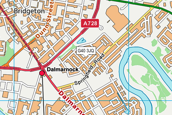 G40 3JQ map - OS VectorMap District (Ordnance Survey) G40 3JQ map - OS VectorMap District (Ordnance Survey)