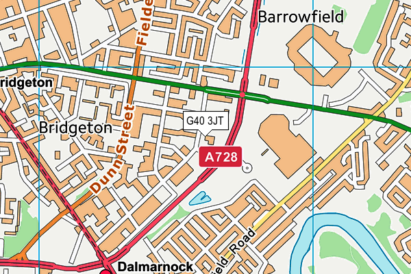 G40 3JT map - OS VectorMap District (Ordnance Survey) G40 3JT map - OS VectorMap District (Ordnance Survey)