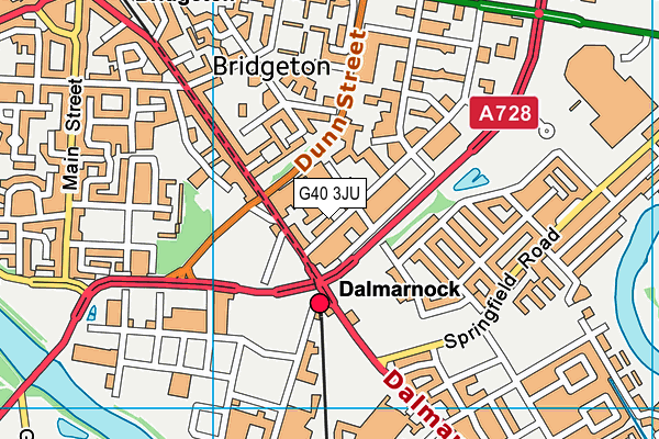 G40 3JU map - OS VectorMap District (Ordnance Survey) G40 3JU map - OS VectorMap District (Ordnance Survey)