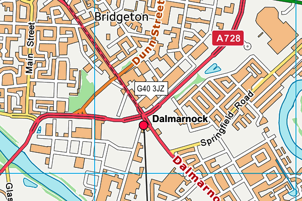 G40 3JZ map - OS VectorMap District (Ordnance Survey) G40 3JZ map - OS VectorMap District (Ordnance Survey)