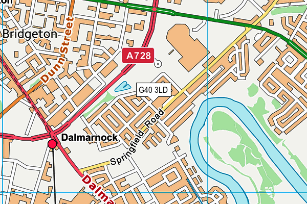 G40 3LD map - OS VectorMap District (Ordnance Survey) G40 3LD map - OS VectorMap District (Ordnance Survey)