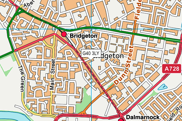 G40 3LY map - OS VectorMap District (Ordnance Survey) G40 3LY map - OS VectorMap District (Ordnance Survey)