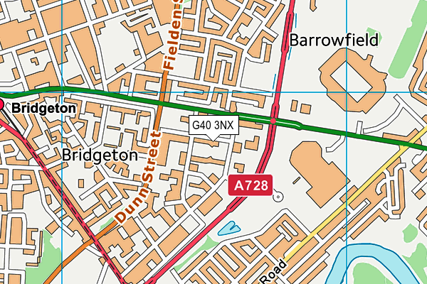 G40 3NX map - OS VectorMap District (Ordnance Survey) G40 3NX map - OS VectorMap District (Ordnance Survey)