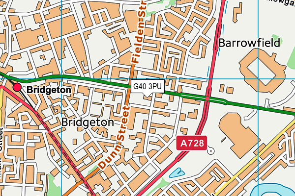 G40 3PU map - OS VectorMap District (Ordnance Survey) G40 3PU map - OS VectorMap District (Ordnance Survey)