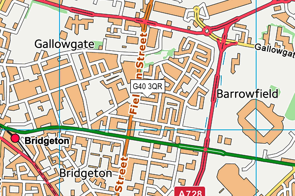 G40 3QR map - OS VectorMap District (Ordnance Survey) G40 3QR map - OS VectorMap District (Ordnance Survey)