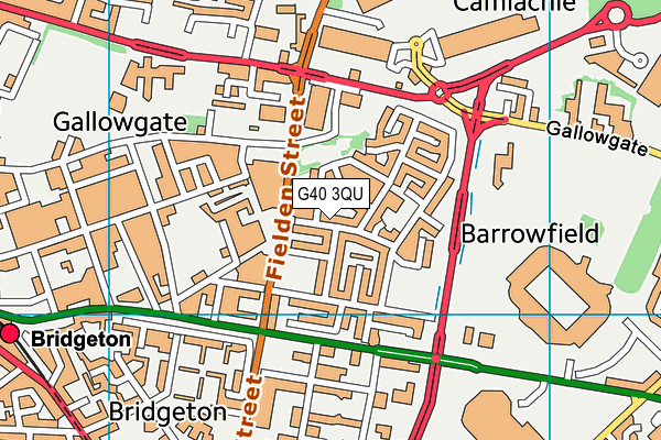 G40 3QU map - OS VectorMap District (Ordnance Survey) G40 3QU map - OS VectorMap District (Ordnance Survey)