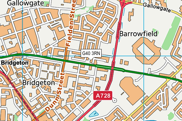 G40 3RN map - OS VectorMap District (Ordnance Survey) G40 3RN map - OS VectorMap District (Ordnance Survey)