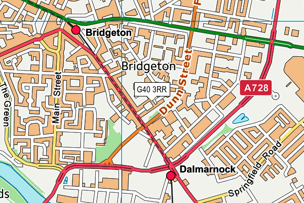 G40 3RR map - OS VectorMap District (Ordnance Survey) G40 3RR map - OS VectorMap District (Ordnance Survey)
