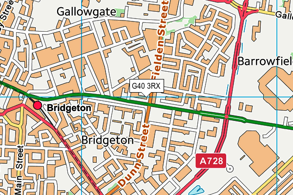 G40 3RX map - OS VectorMap District (Ordnance Survey) G40 3RX map - OS VectorMap District (Ordnance Survey)