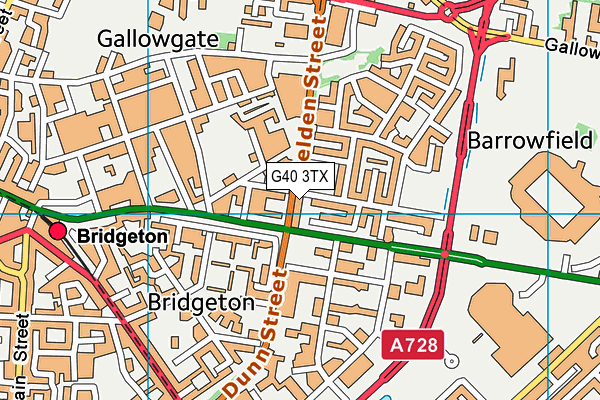 G40 3TX map - OS VectorMap District (Ordnance Survey) G40 3TX map - OS VectorMap District (Ordnance Survey)
