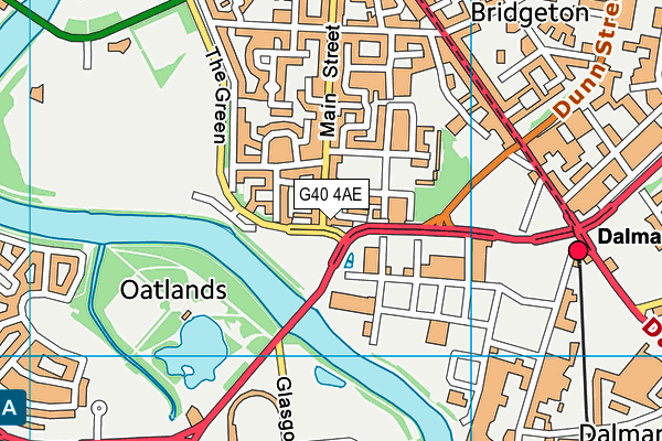G40 4AE map - OS VectorMap District (Ordnance Survey) G40 4AE map - OS VectorMap District (Ordnance Survey)