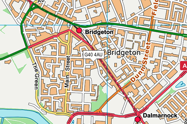 G40 4AU map - OS VectorMap District (Ordnance Survey) G40 4AU map - OS VectorMap District (Ordnance Survey)